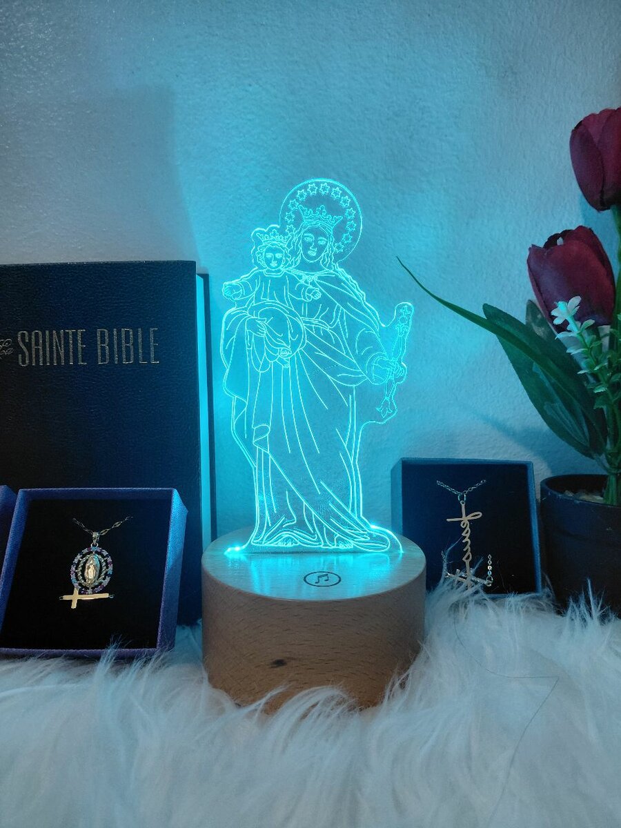 Veilleuse mariale connecté