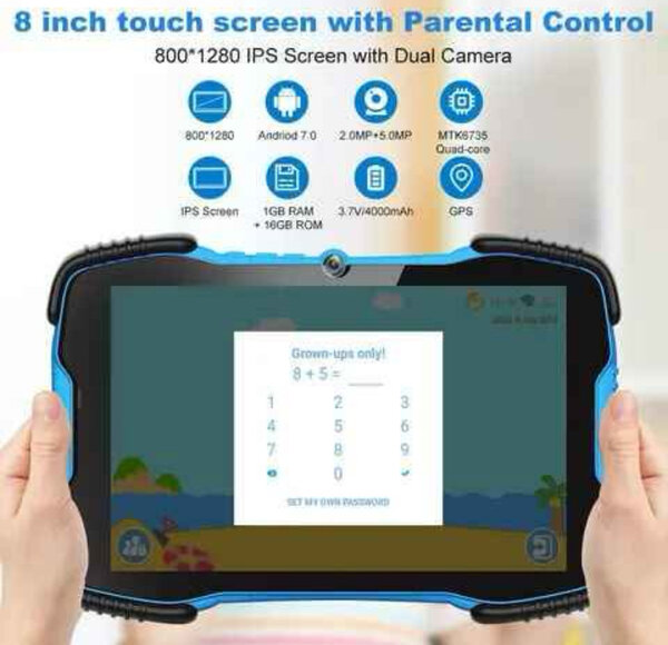 Tablette Enfant 8" Protection