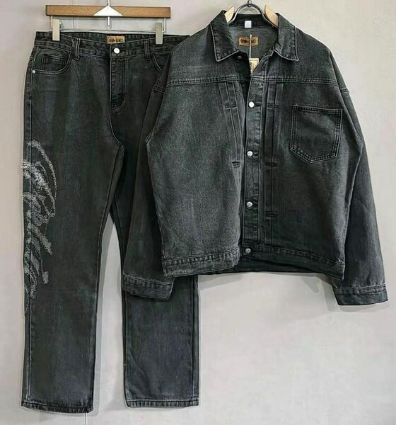 Veste et Jean en Denim Homme