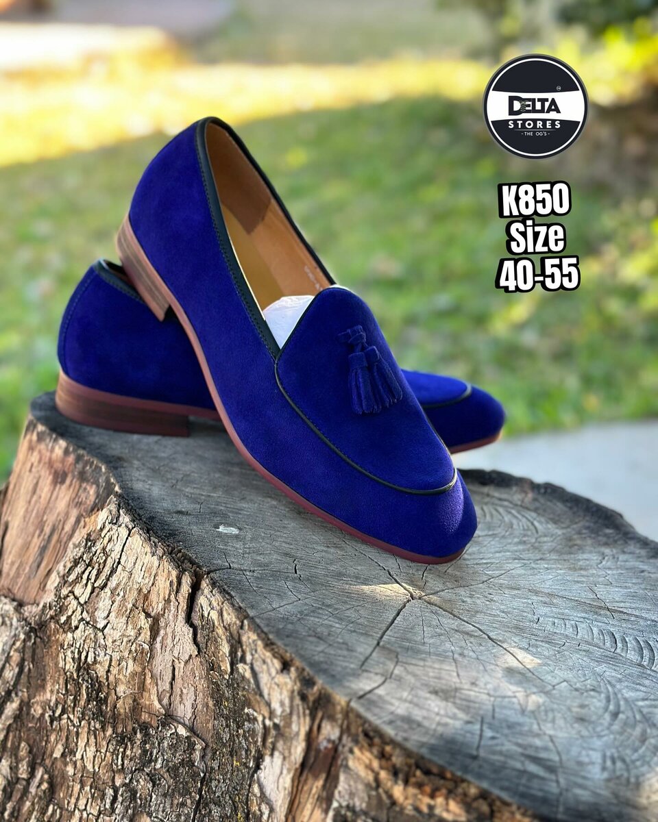 Stylish and comfortable men's suede moccasins