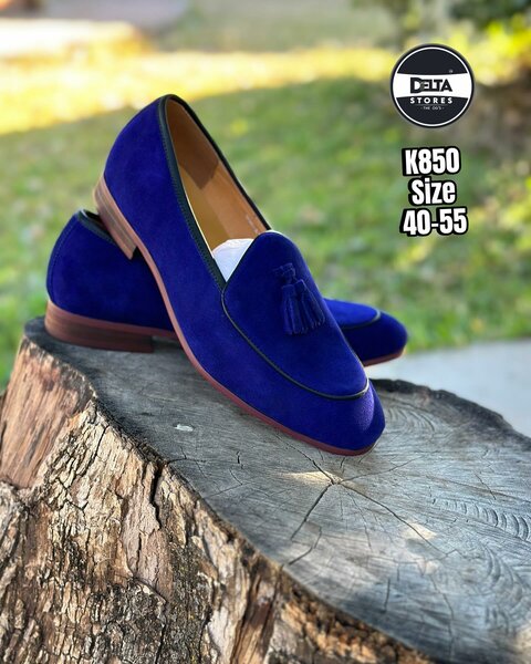 Stylish and comfortable men's suede moccasins