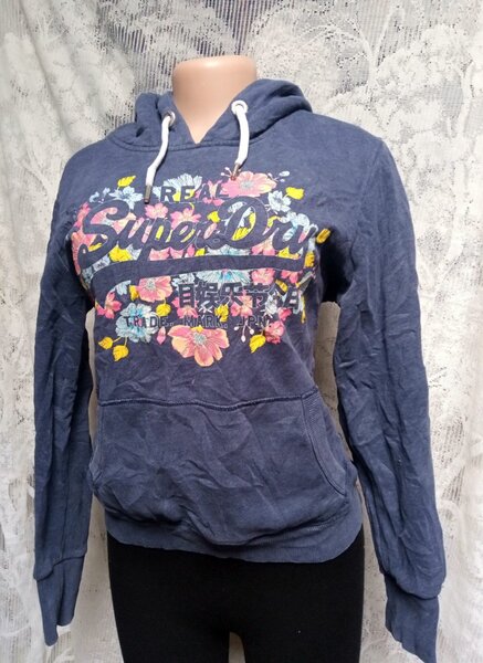 Sweat à capuche floral femme