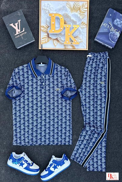 Ensemble Polo et Pantalon Bleu
