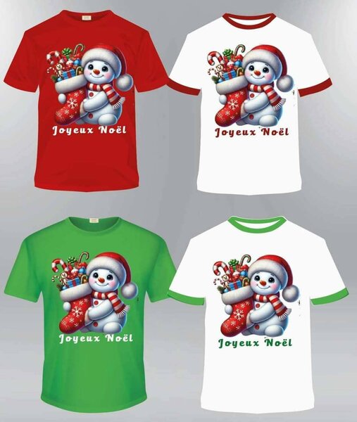 T-shirts de Noël Joyeux