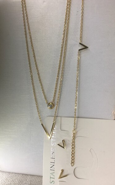 Ensemble chaîne bracelet et boucle