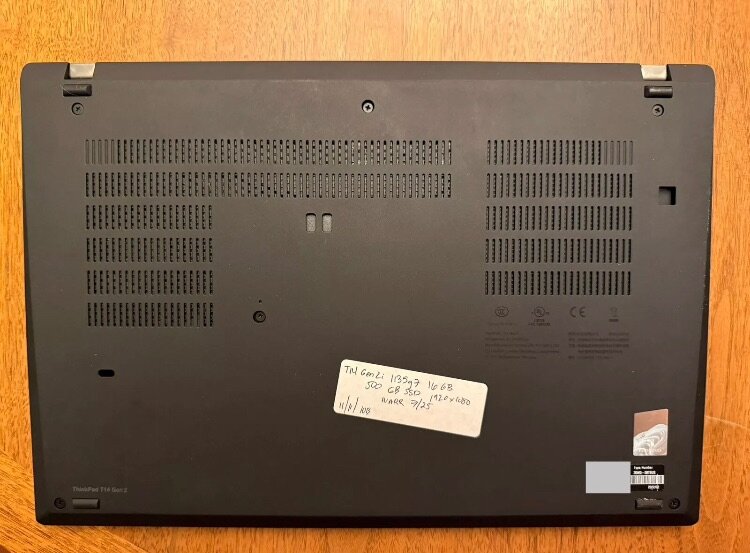 Lenovo Thinkpad T14 Gen 2 512SSD 16RAM