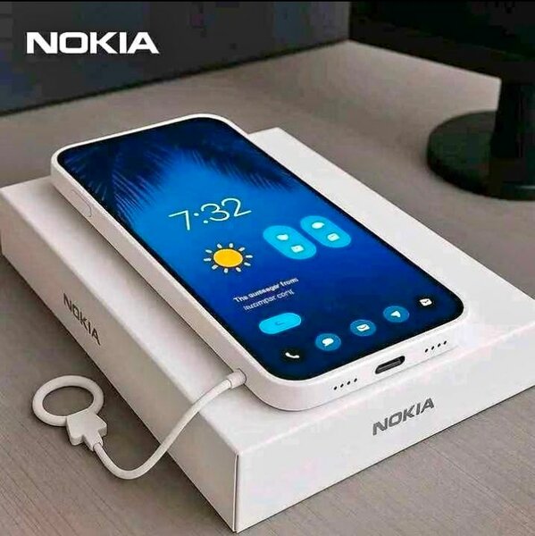 Téléphone Nokia blanc