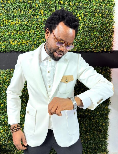 Veste Blazer blanc cassé homme