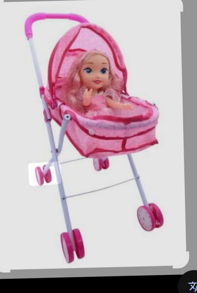 Poupée Bébé avec Poussette