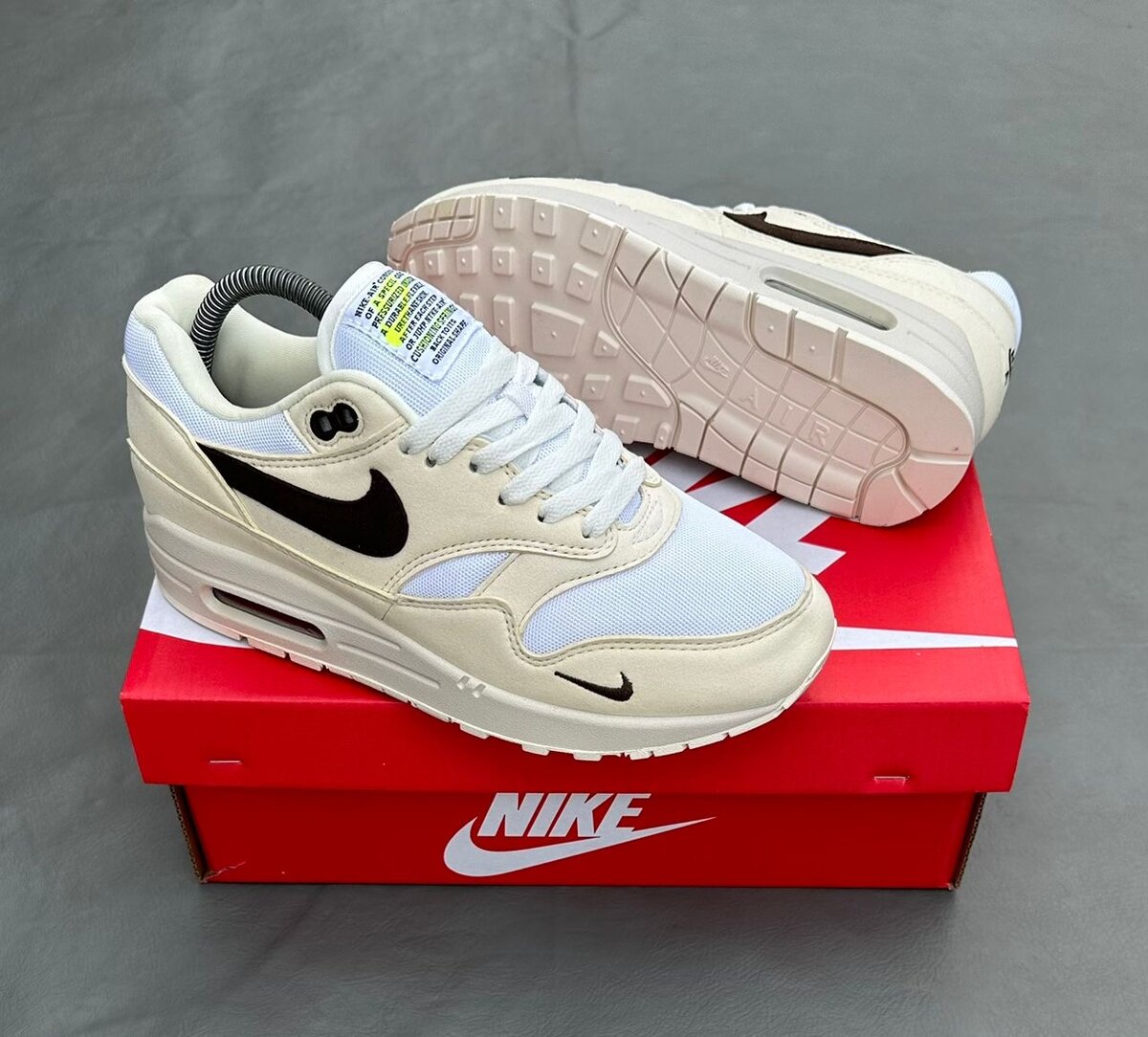 Nike Air Max 1 Blanc Cassé