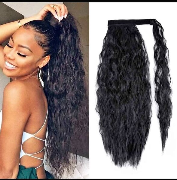 Ponytail Longue Ondulée