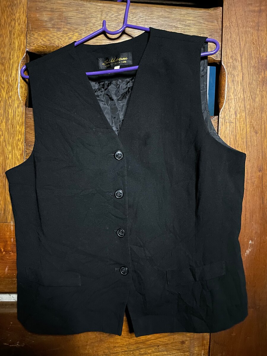 Gilet élégant noir