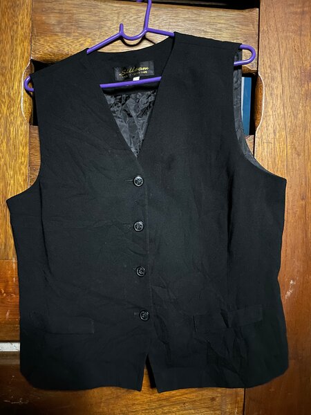 Gilet élégant noir