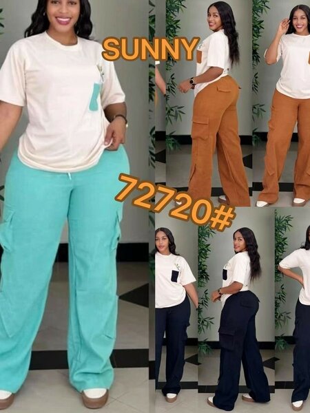 Pantalon cargo décontracté