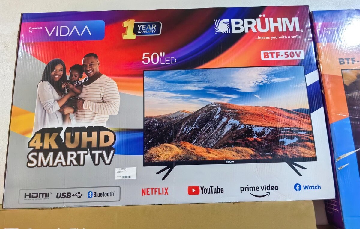Bruhm 50 inch uhd 4k ViDAA tv Smart