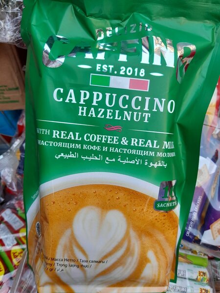 Caffino capuccino hazelnut drink