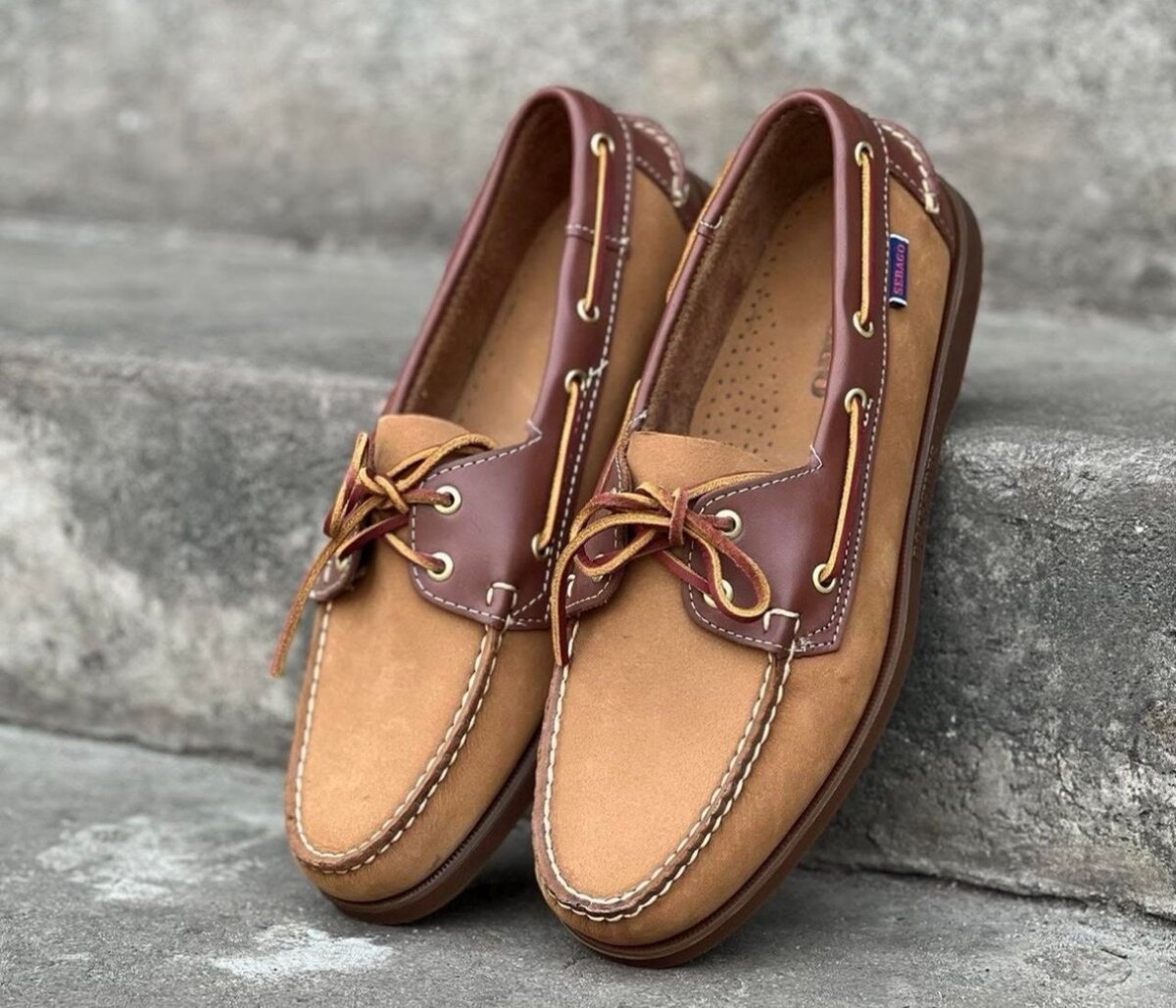 Sebago en cuir pour hommes