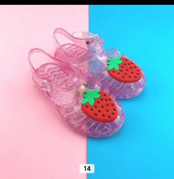 Sandales Jelly Enfant Pailletées