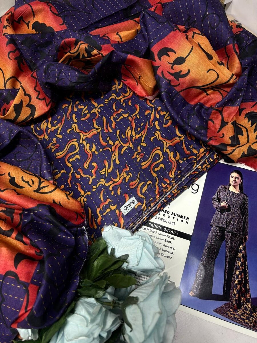 3pc lawn summer collection DC free