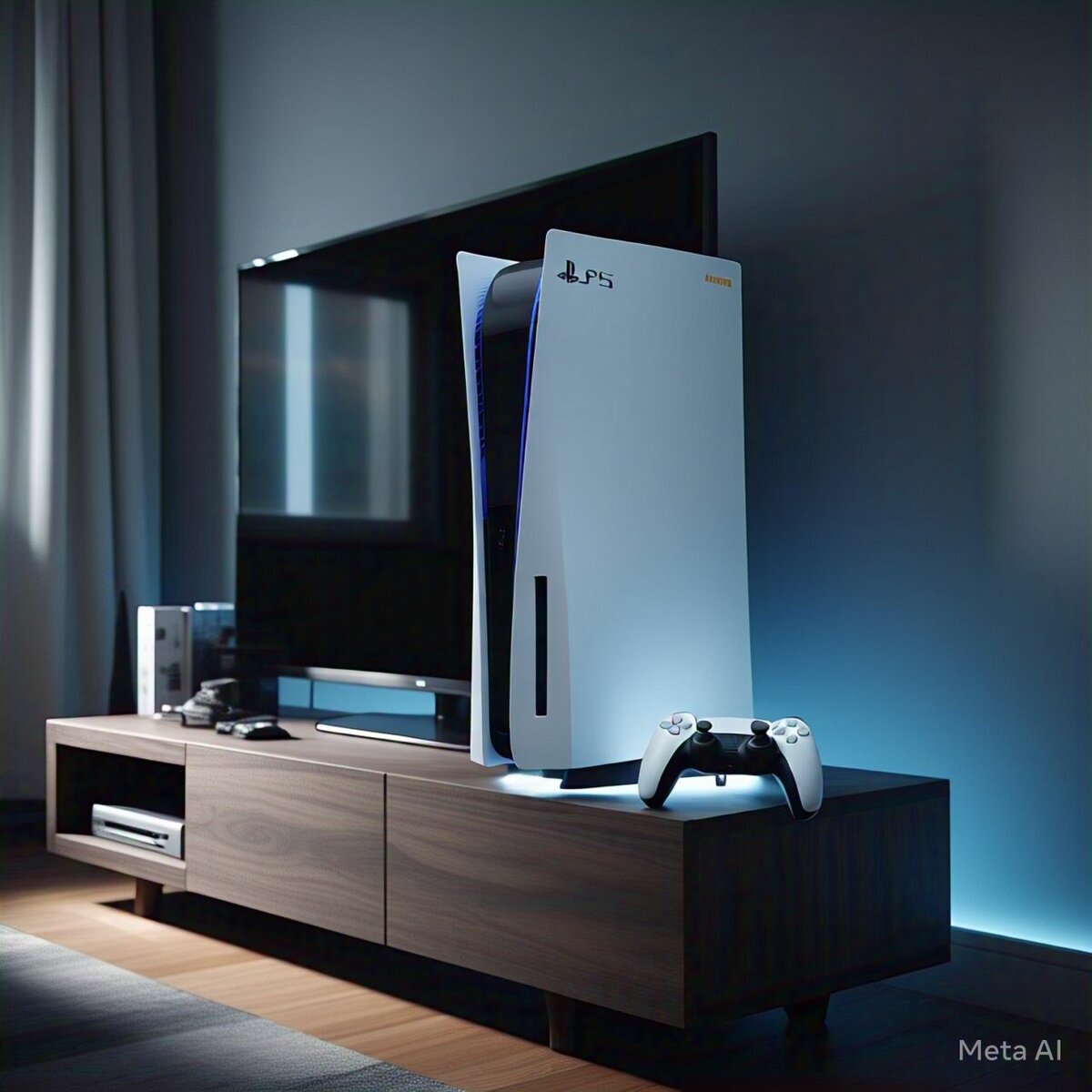 Ps5 console with controller