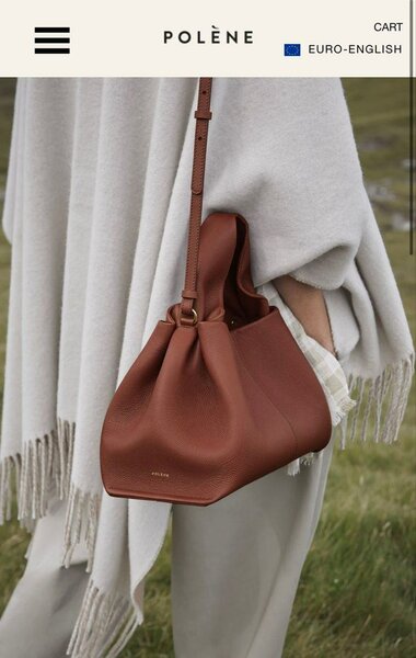 Sac à main cuir chic Polène