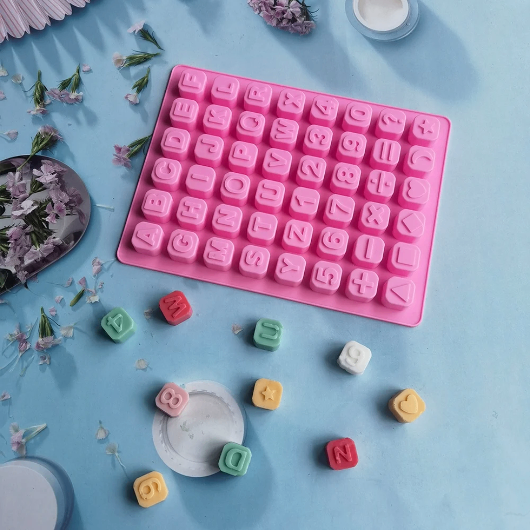 Moule en silicone lettres