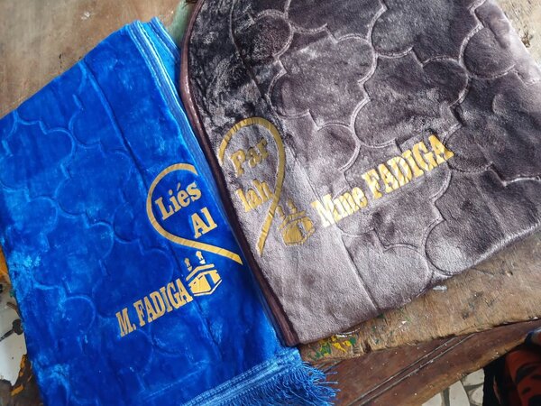 Tapis de prière personnalisés