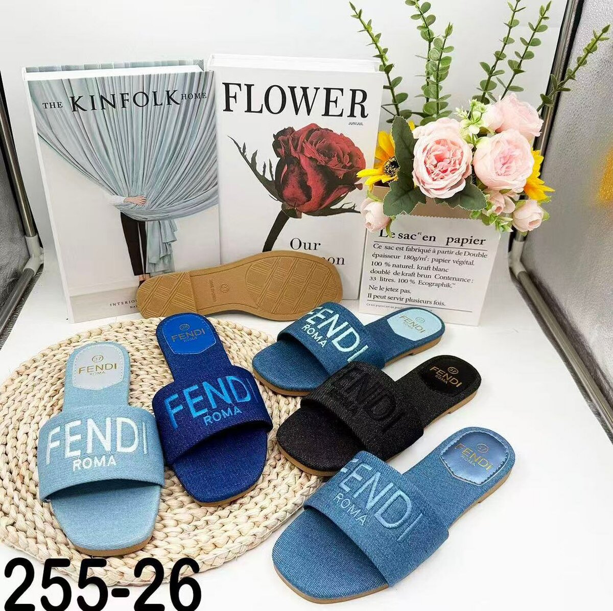 Sandales plates pour femmes