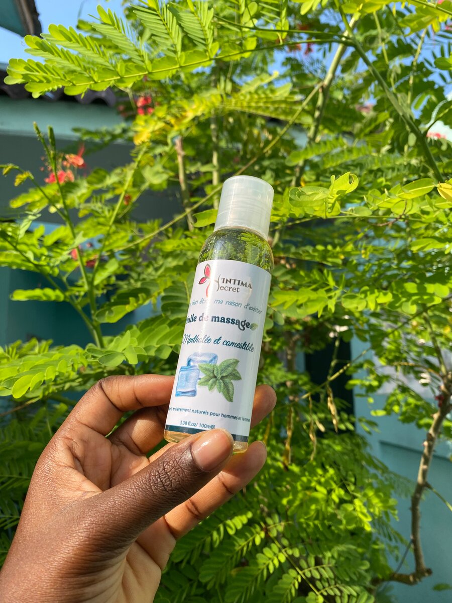 Huile de massage mentholé