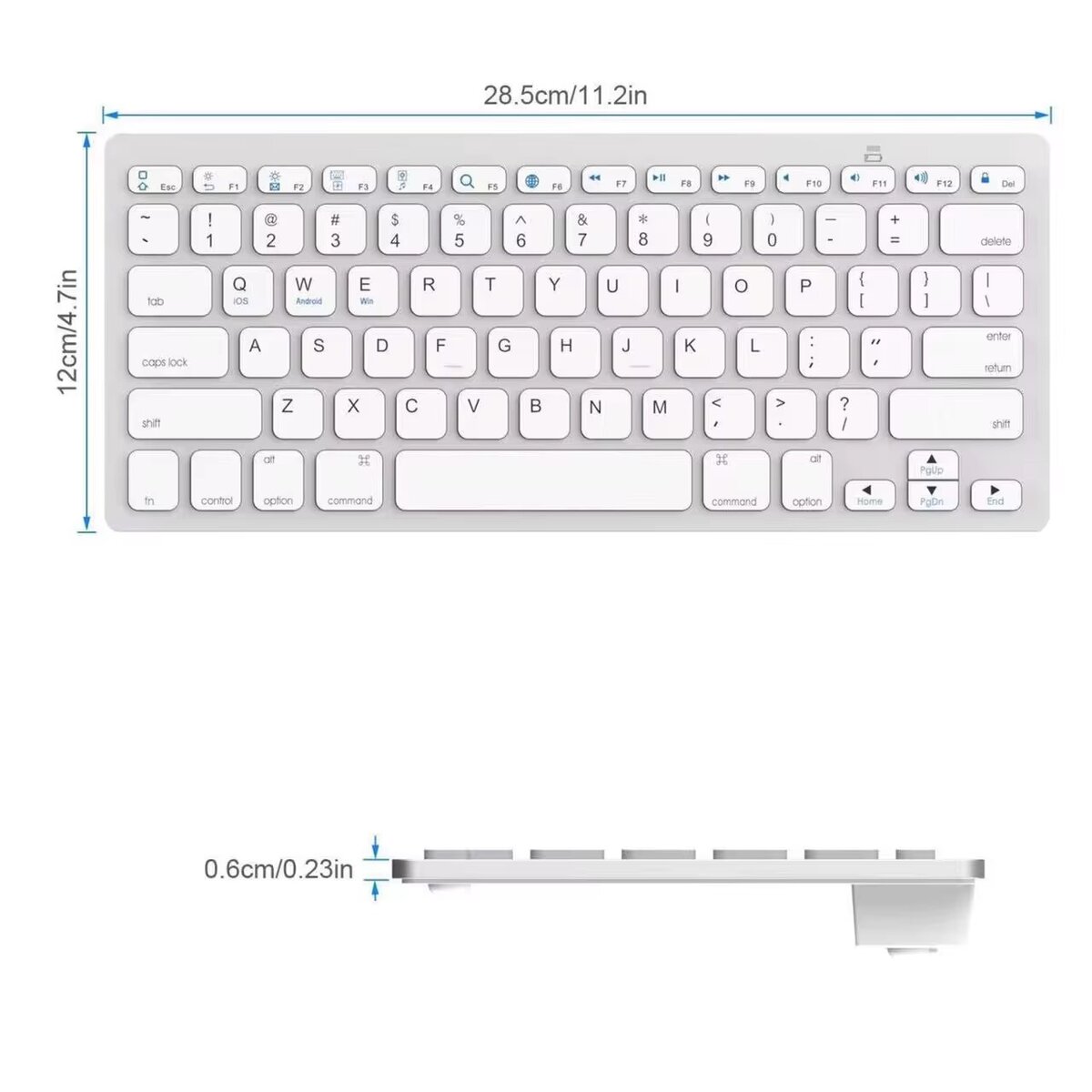 Clavier sans fil compact