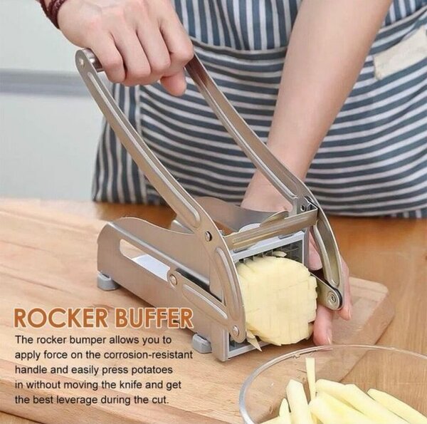 Coupe-frites en acier inoxydable