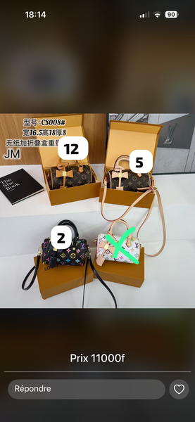 Sac à main à motifs colorés