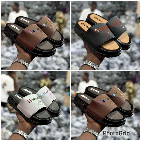 Mules de mode en cuir pour hommes