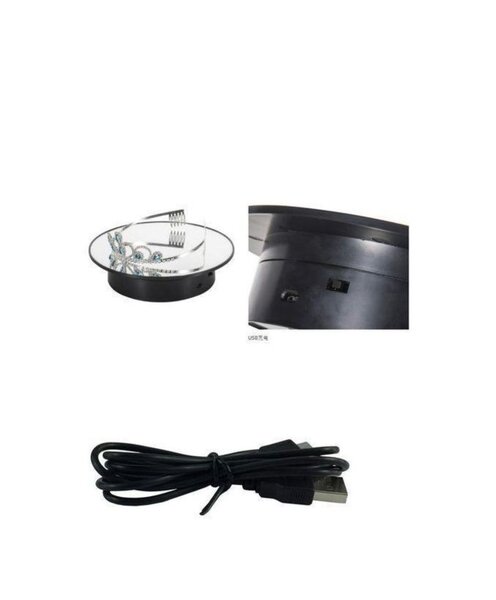 Plateau tournant LED USB