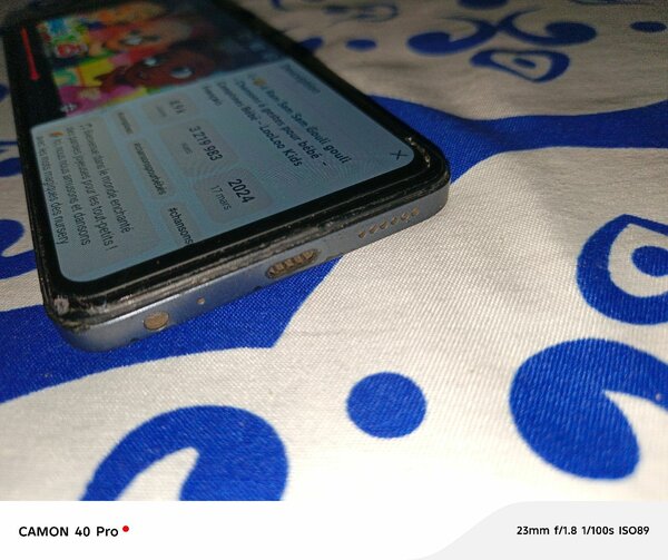 Smartphone Tecno pop 8