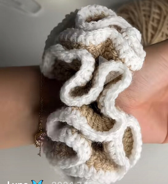 Chouchou Crochet Coloré