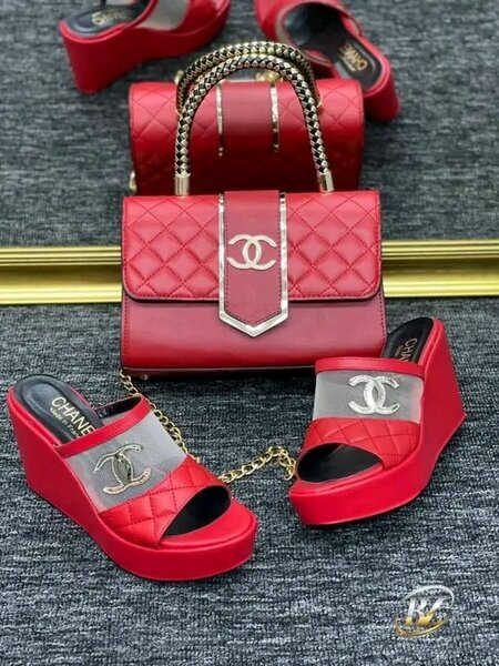 Ensemble Sac et Chaussures Élégant