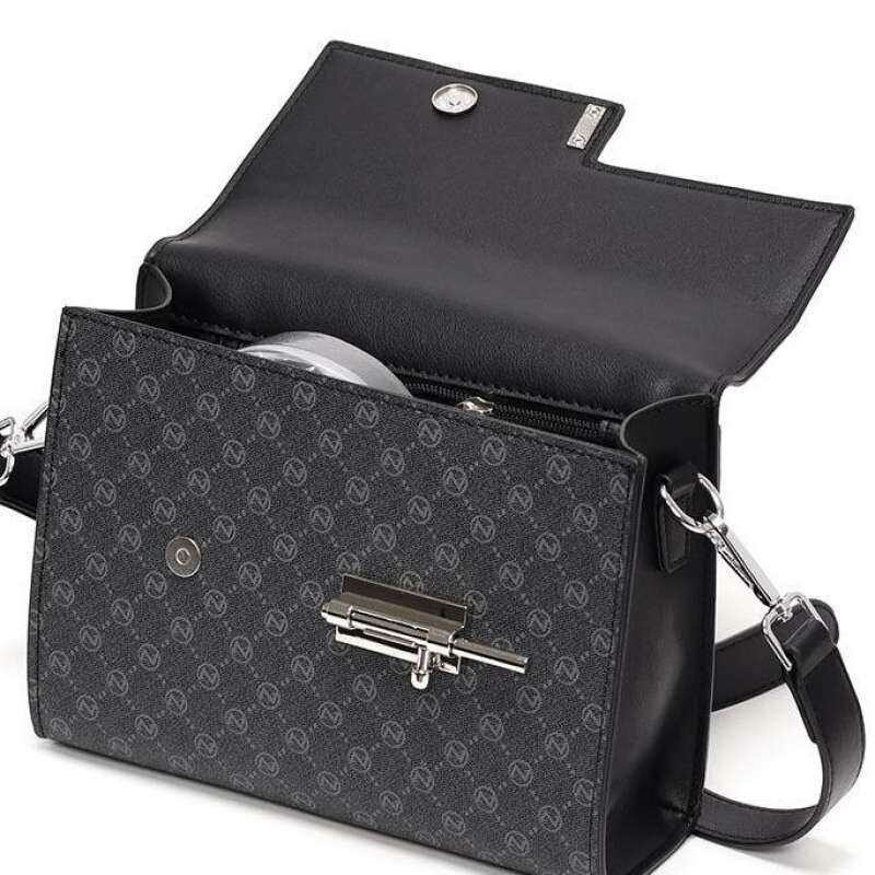 Sac bandoulière noir en Cuir