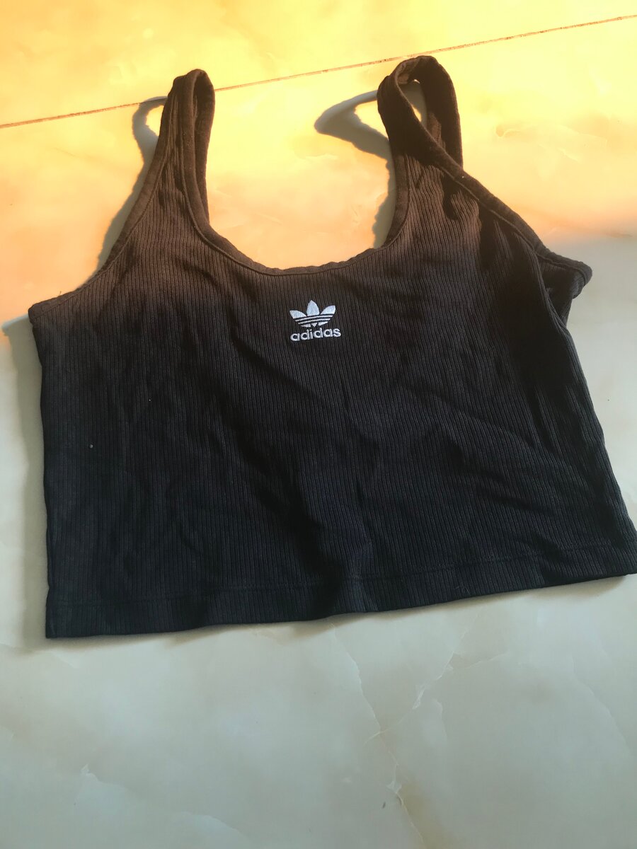 Top court en coton Adidas