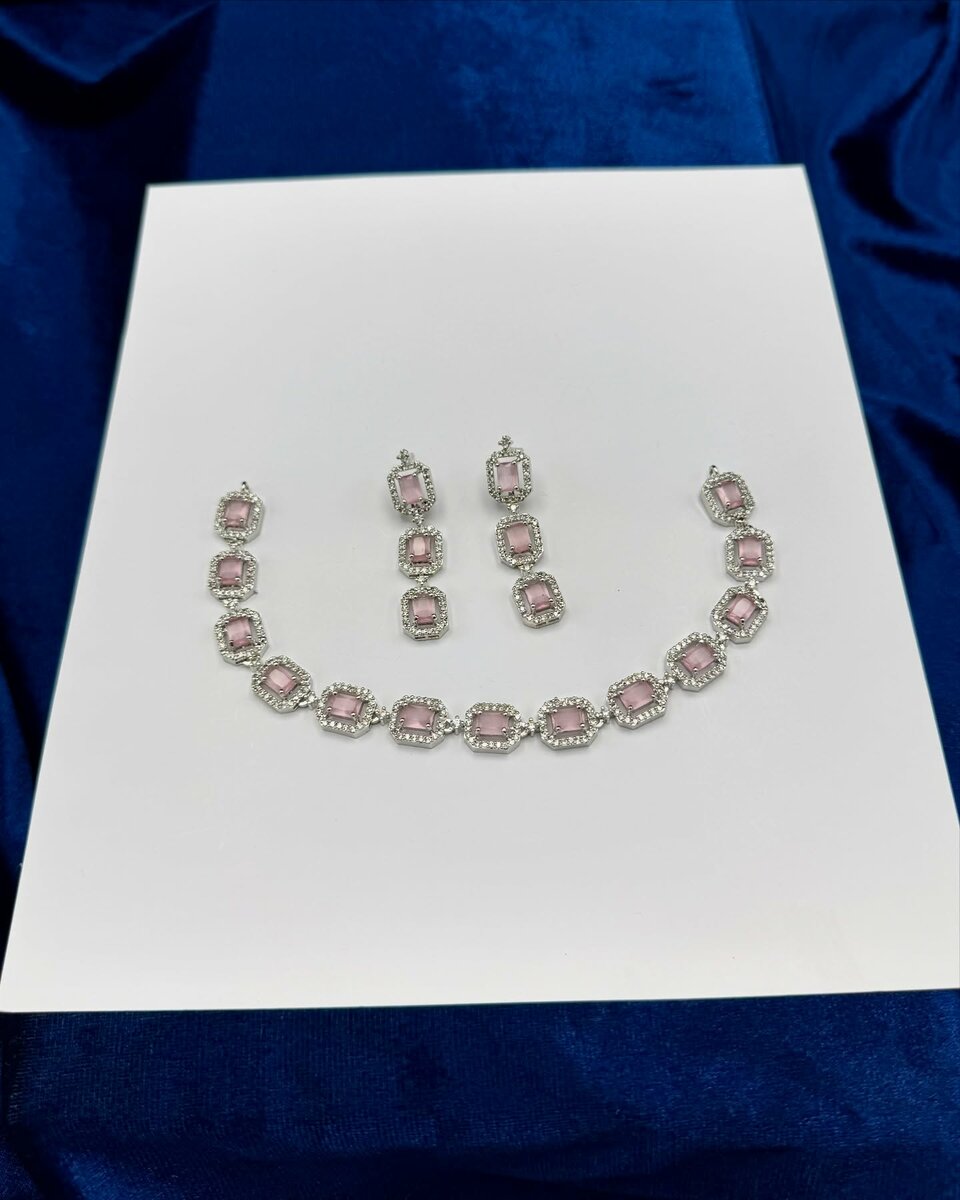 American Diamond 1 karat set