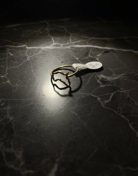 Bague en or motif animal