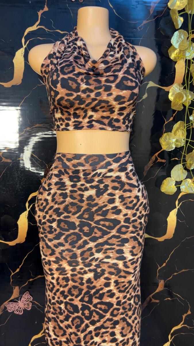 Ensemble Léopard Glamour