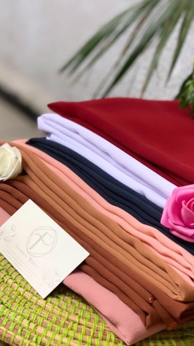 Écharpes en Polyester Colorées