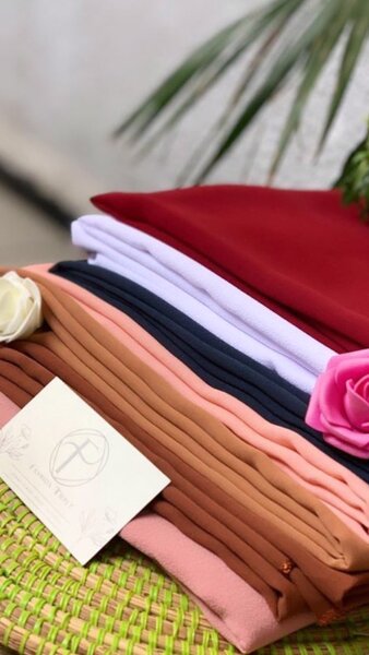 Écharpes en Polyester Colorées