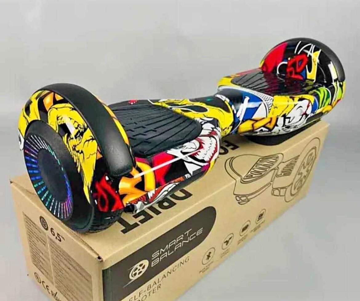 Hoverboard graffiti design