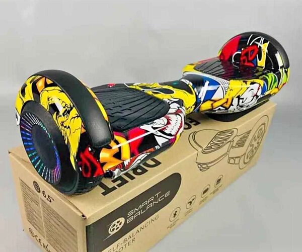 Hoverboard graffiti design