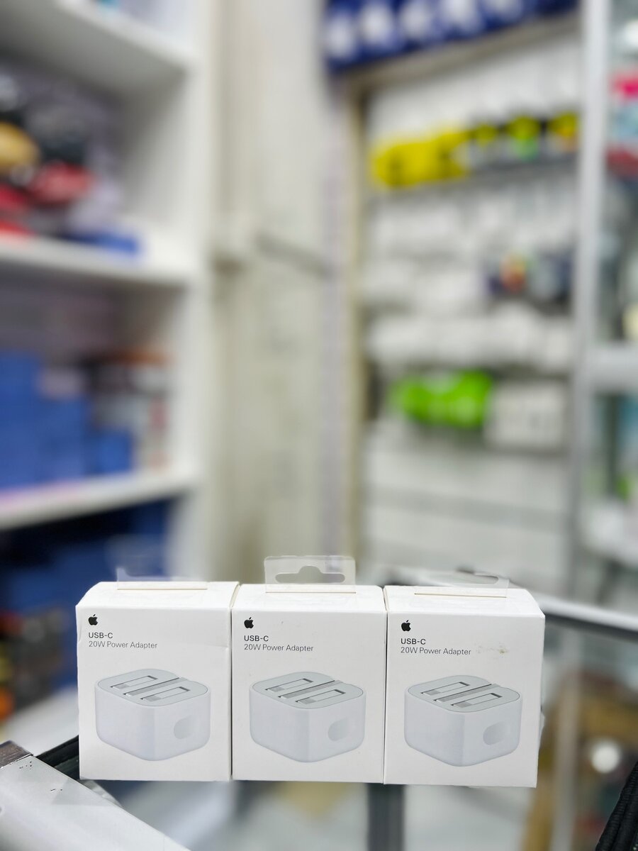 20w iPhone charger heads.