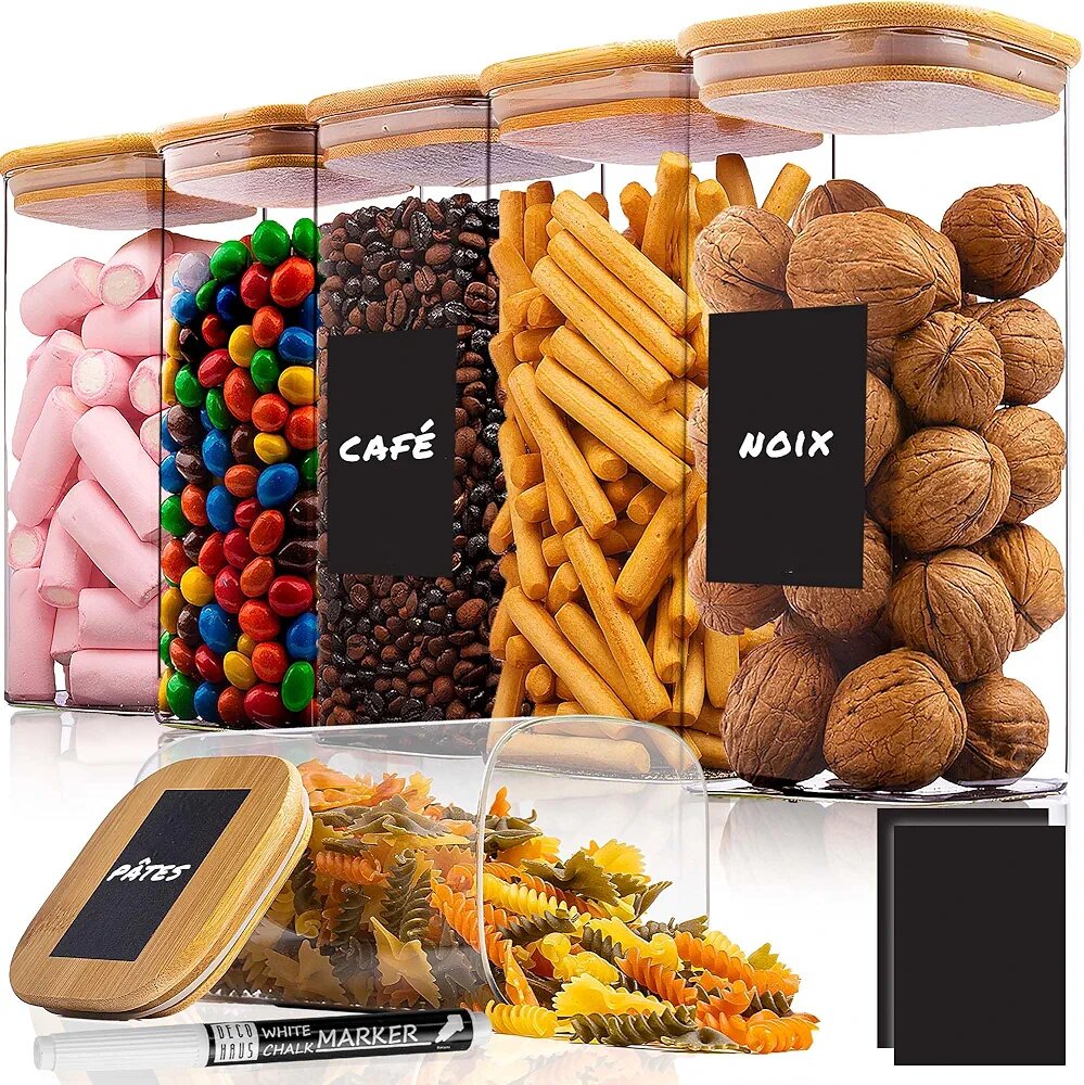 Contenants hermétiques en verre