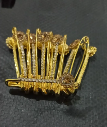 12 Pins set, scarf pins brooch,stylish new hijab pins, for women safety scarf pins hijab pins