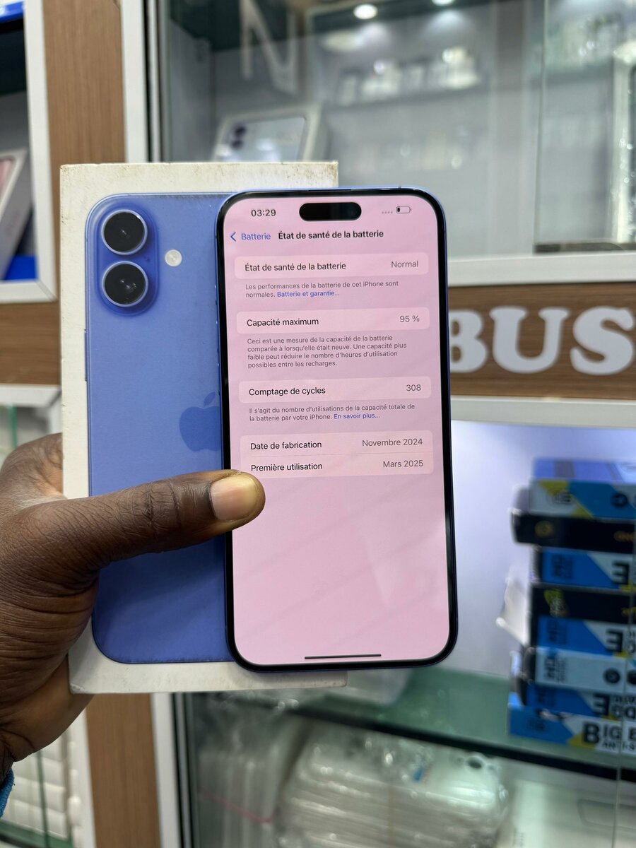 iPhone 16 plus 256Go très prop
